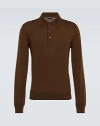 Tom Ford Polo in lana Beige