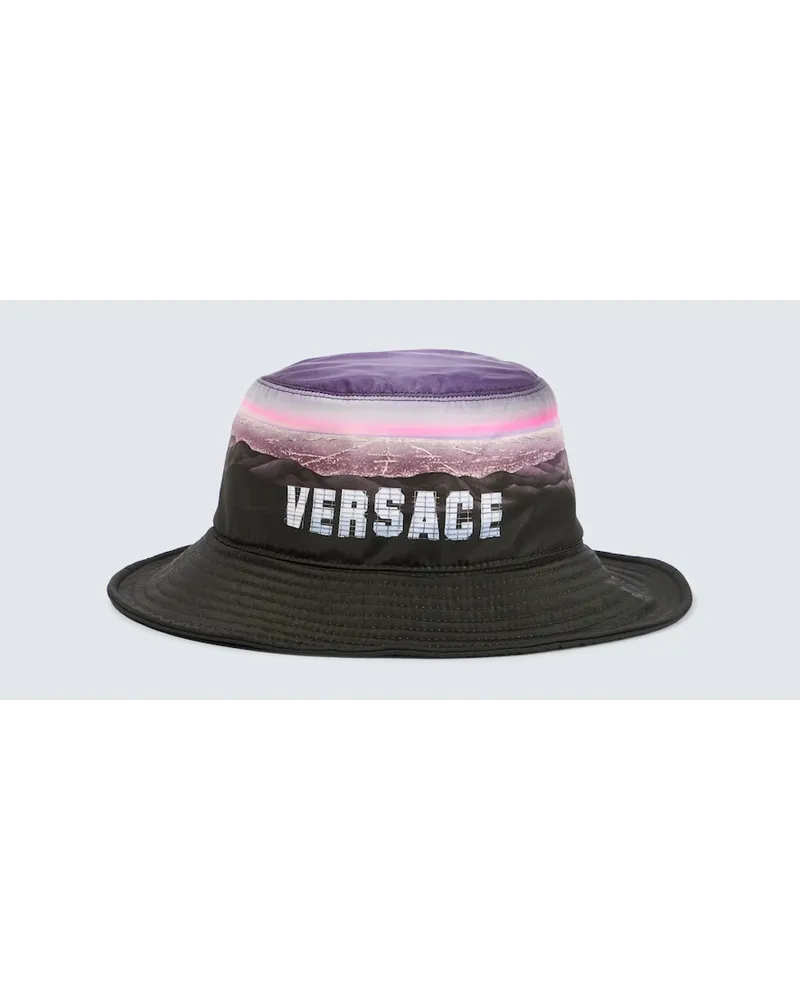 Versace Cappello da pescatore Versace Hills Multicolore