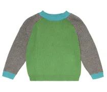 Pullover Poa in misto cotone color-block