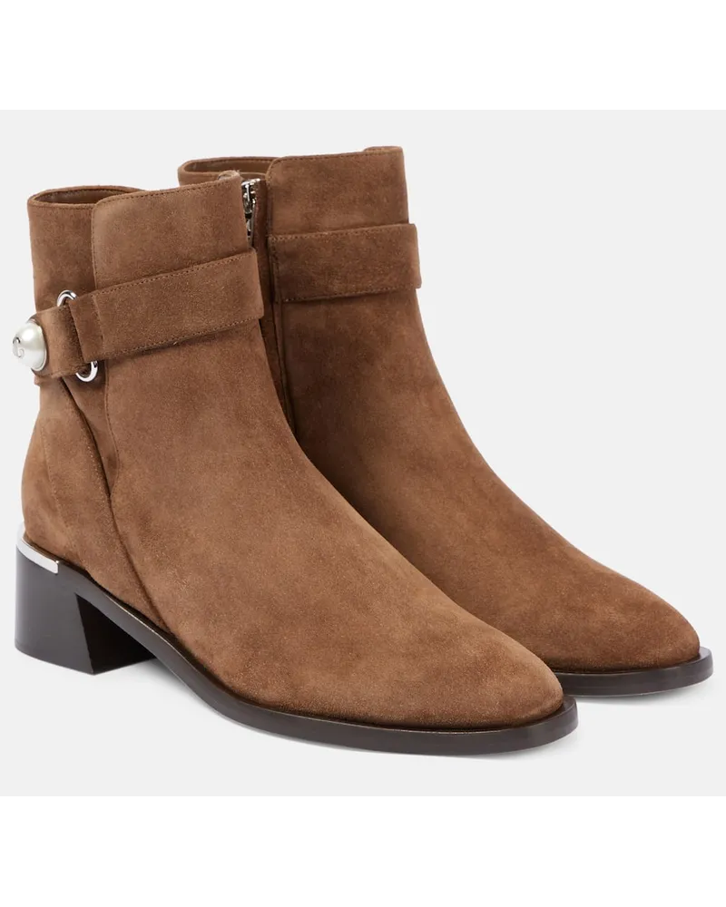 Jimmy Choo Stivaletti Noor 45 in pelle Marrone
