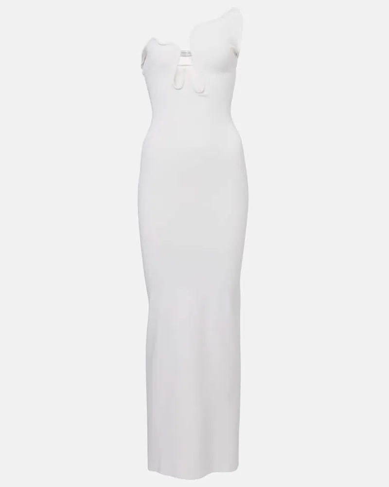 Christopher Esber Bridal - Abito lungo Salacia Bianco
