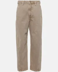 Christophe Lemaire Jeans regular Twisted a vita alta Grigio