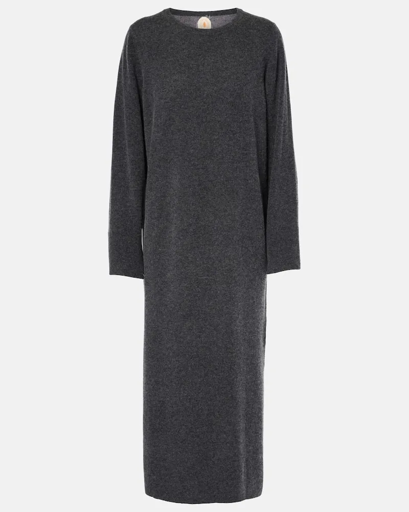 Jardin des Orangers Abito in maglia di lana e cashmere Grigio
