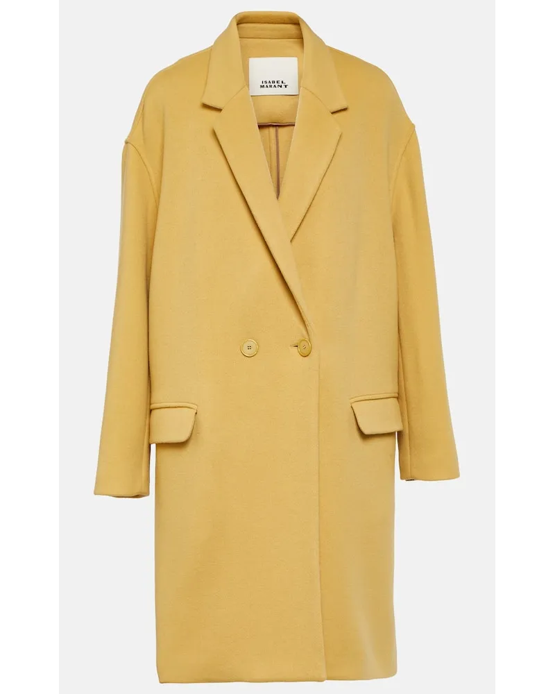 Isabel Marant Cappotto Efegozi in misto lana Giallo