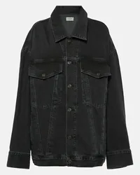 AGOLDE Giacca di jeans oversize Wayne Nero