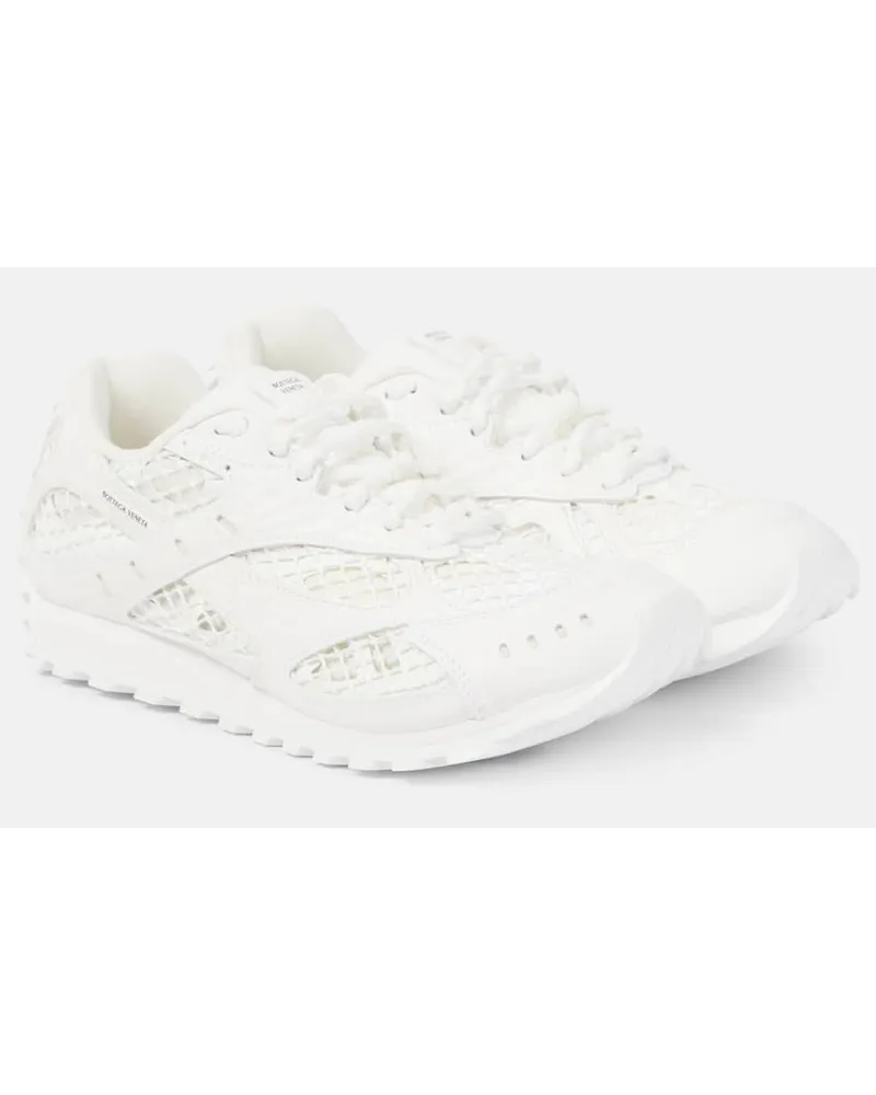 Bottega Veneta Sneakers Orbit in mesh Bianco
