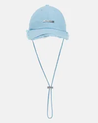 Jacquemus Cappello Le Casquette Artichaut Blu