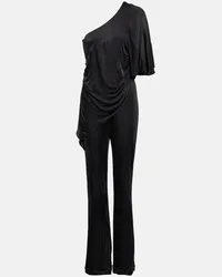 Diane von Furstenberg Jumpsuit monospalla Talia in jersey Nero