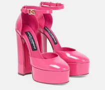 Dolce & Gabbana Pumps in pelle con platform Rosa