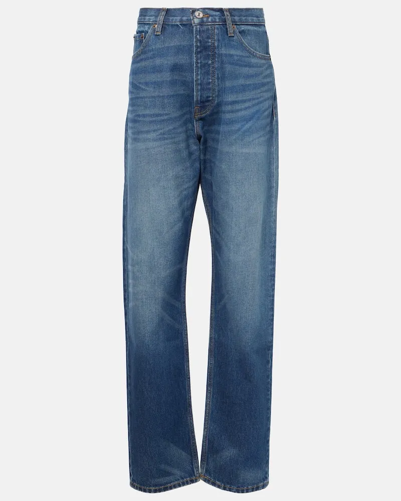 Aya Muse Jeans regular dÃ©lavÃ Blu