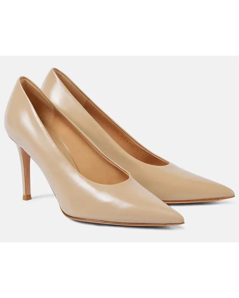 Gianvito Rossi Pumps Robbie in pelle Neutro