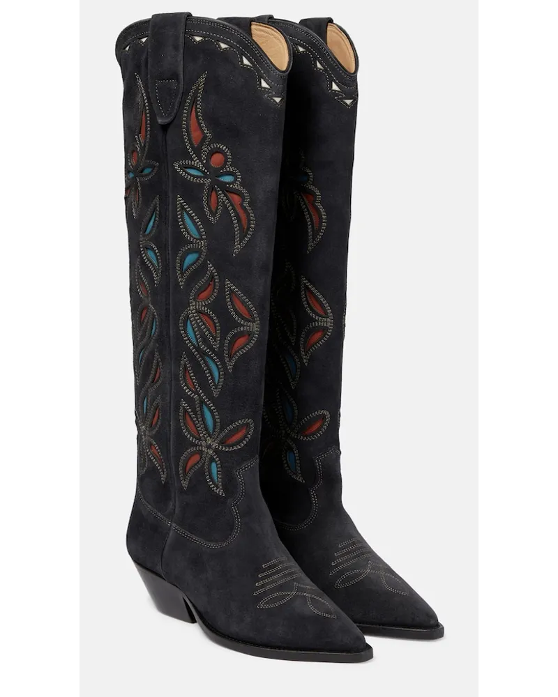 Isabel Marant Stivali Denvee in suede Nero