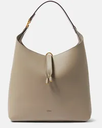 Chloé Chloé Borsa Marcie in pelle Grigio