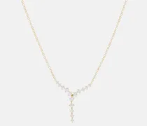 Collana Aria Cascade Mini in oro 18kt con diamanti