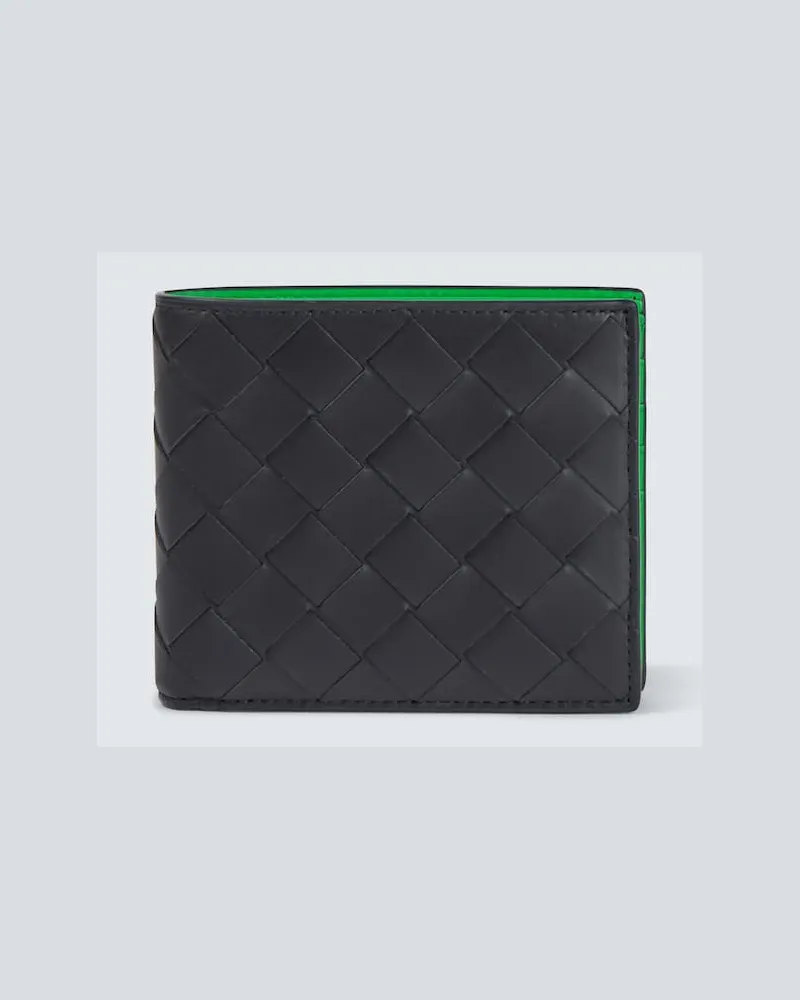 Bottega Veneta Portafoglio in pelle Intrecciato Nero