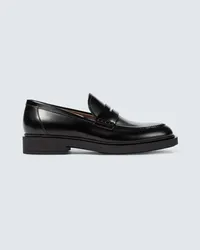 Gianvito Rossi Mocassini Harris in pelle Nero