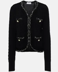 Rebecca Vallance Cardigan Jemma in cotone Nero