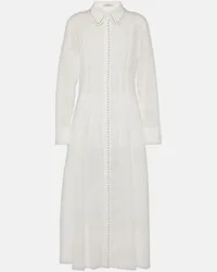 Dorothee Schumacher Abito chemisier Embroidered Ease Bianco