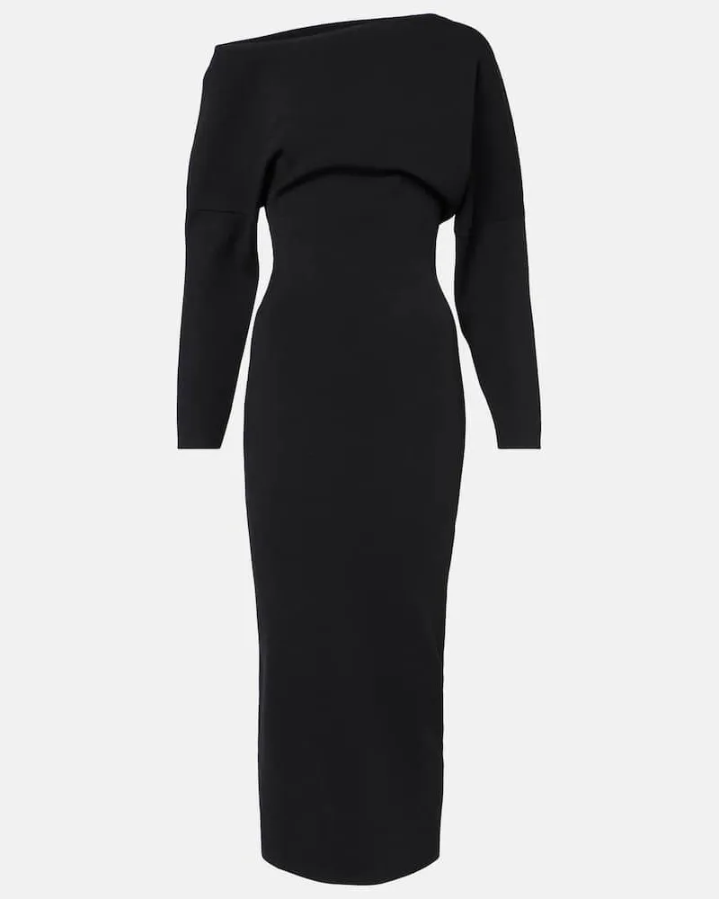 Altuzarra Abito lungo Etta in maglia Nero