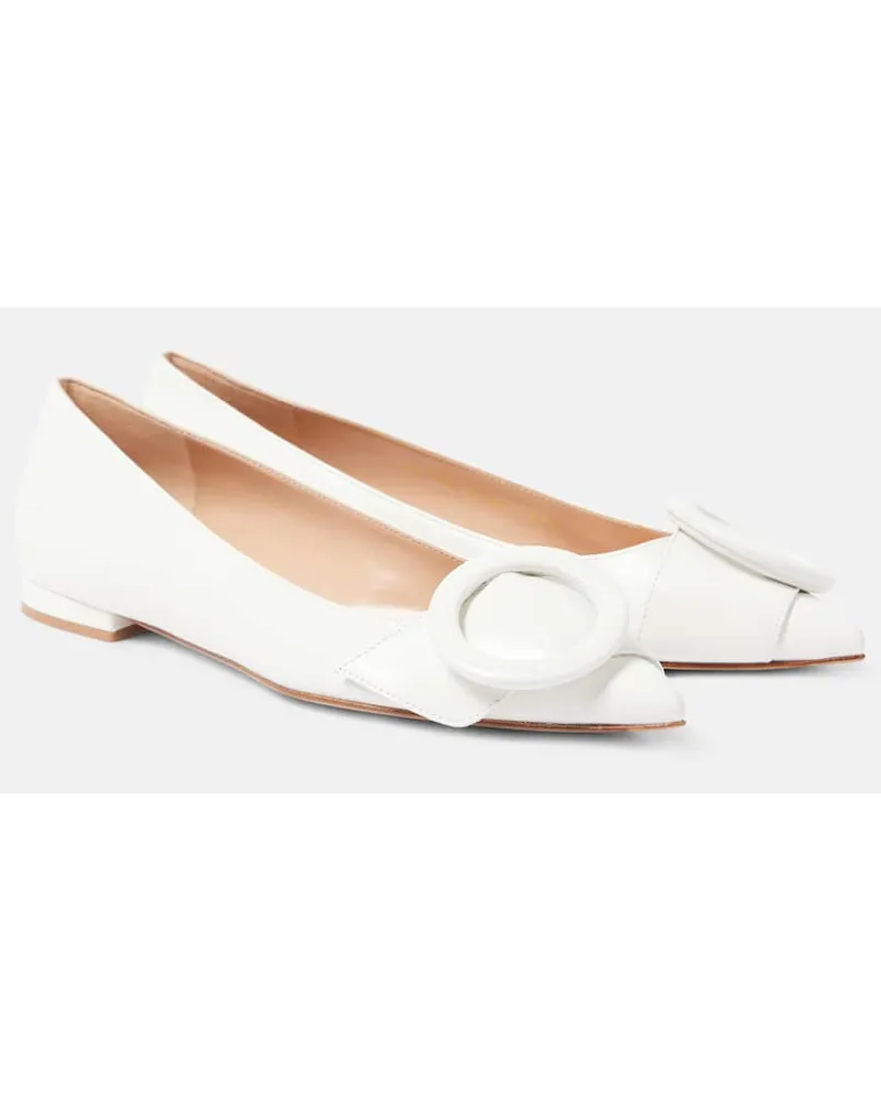 Gianvito Rossi Ballerine Venezia in pelle Bianco