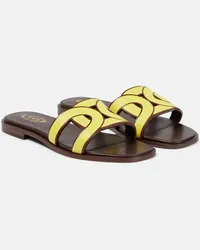 TOD'S Sandali in pelle Giallo