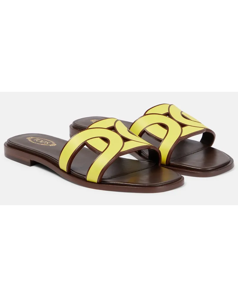 TOD'S Sandali in pelle Giallo