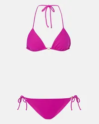 Valentino Garavani Bikini a triangolo Viola