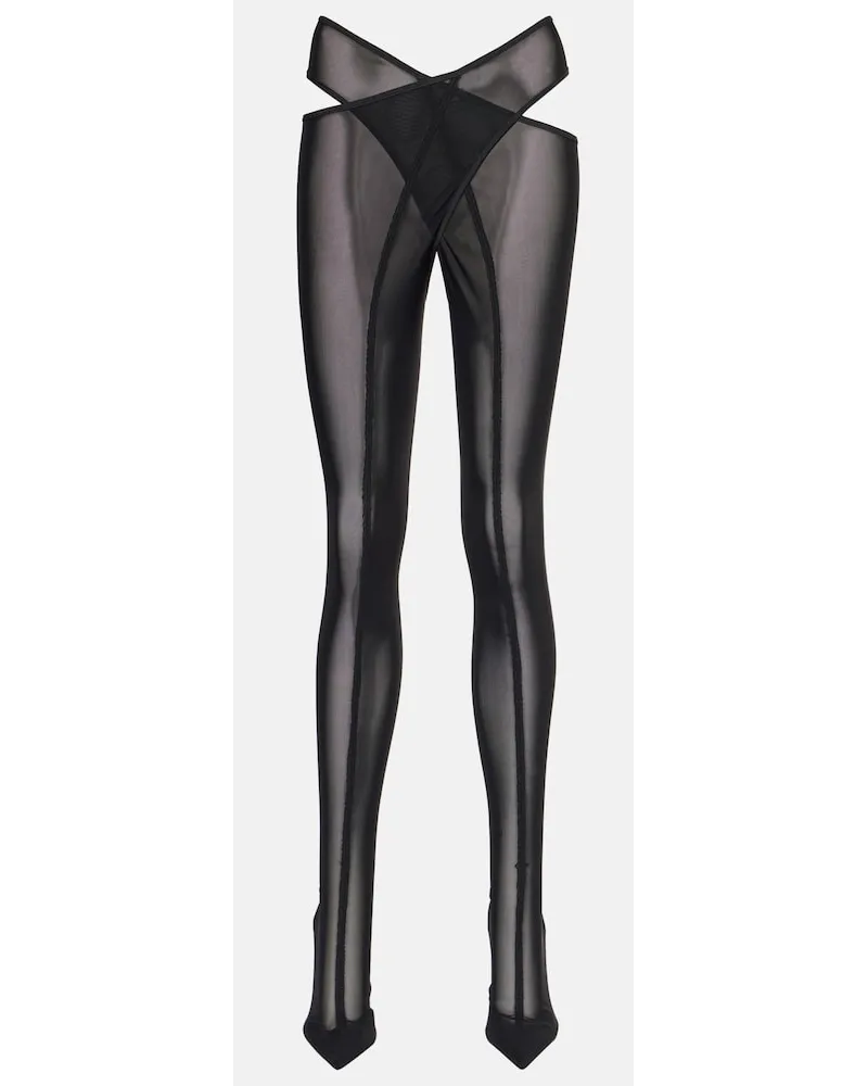ATTICO Stivali in mesh Nero
