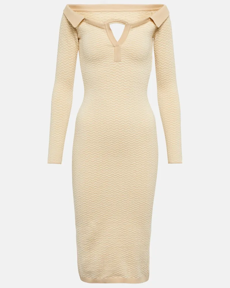 Jacquemus Miniabito Pampero in misto cotone Beige