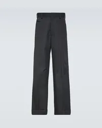 Undercover Pantaloni regular in lana Grigio