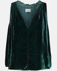 Velvet Top Prima in velluto Verde