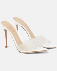 Gianvito Rossi Mules Elle 105 in TPU Bianco