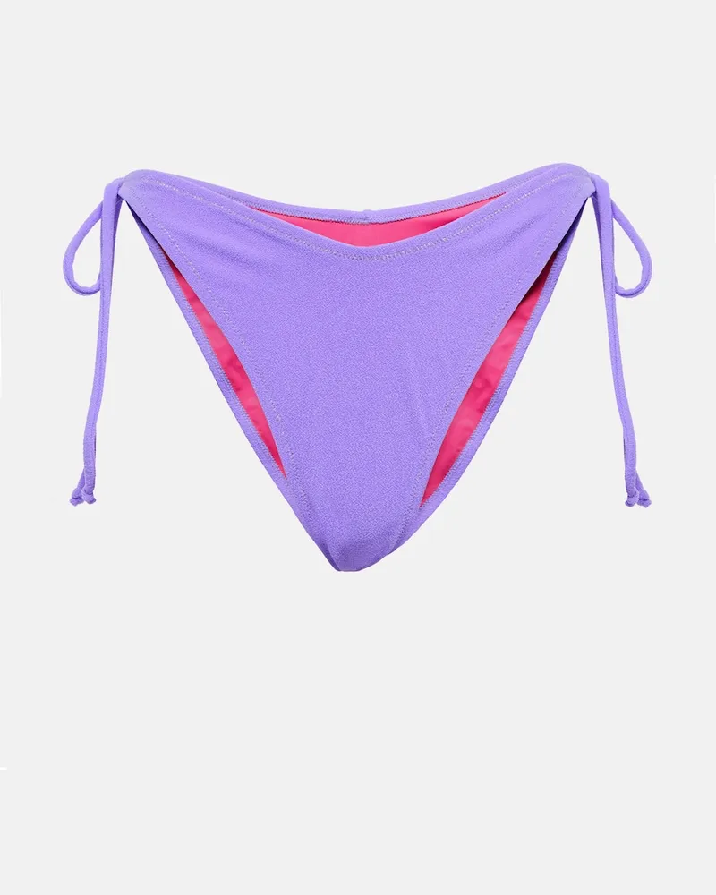 Reina Olga Slip bikini Penny con laccetti Viola