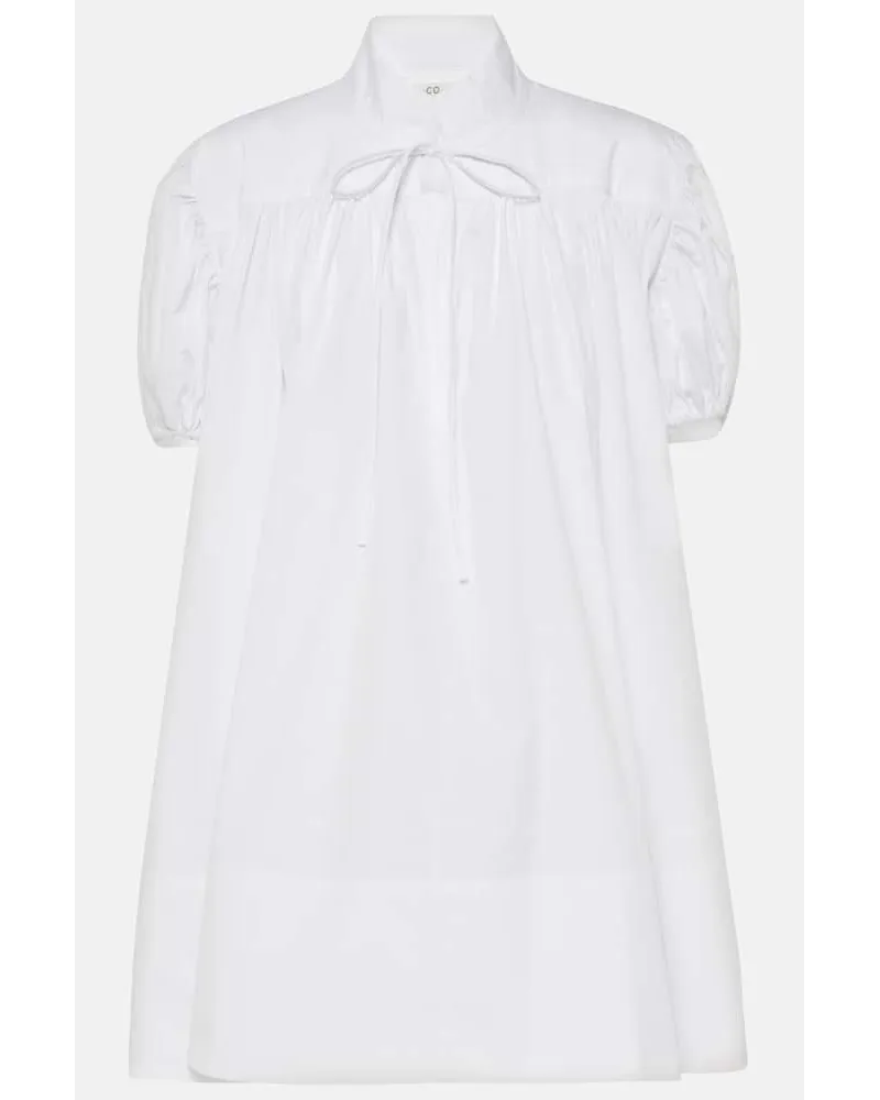 Co Blusa Essentials in popeline di cotone Bianco