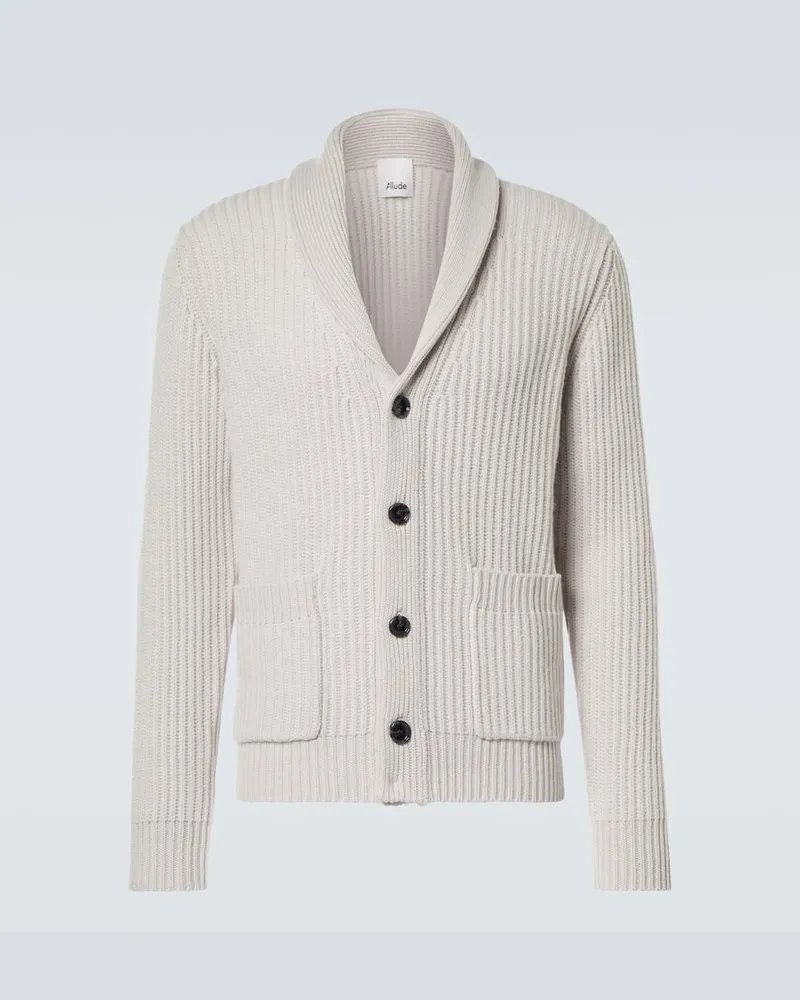 ALLUDE Cardigan in lana e cashmere Grigio