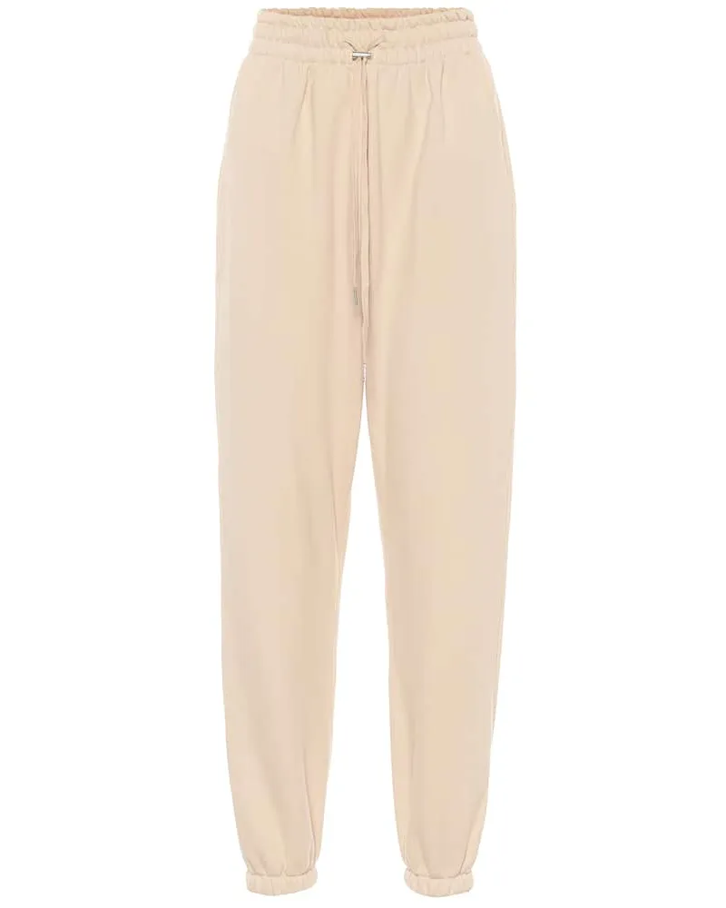 FRANKIE Shop Pantaloni Vanessa in cotone Beige