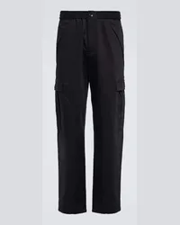 Burberry Pantaloni cargo in cotone Nero