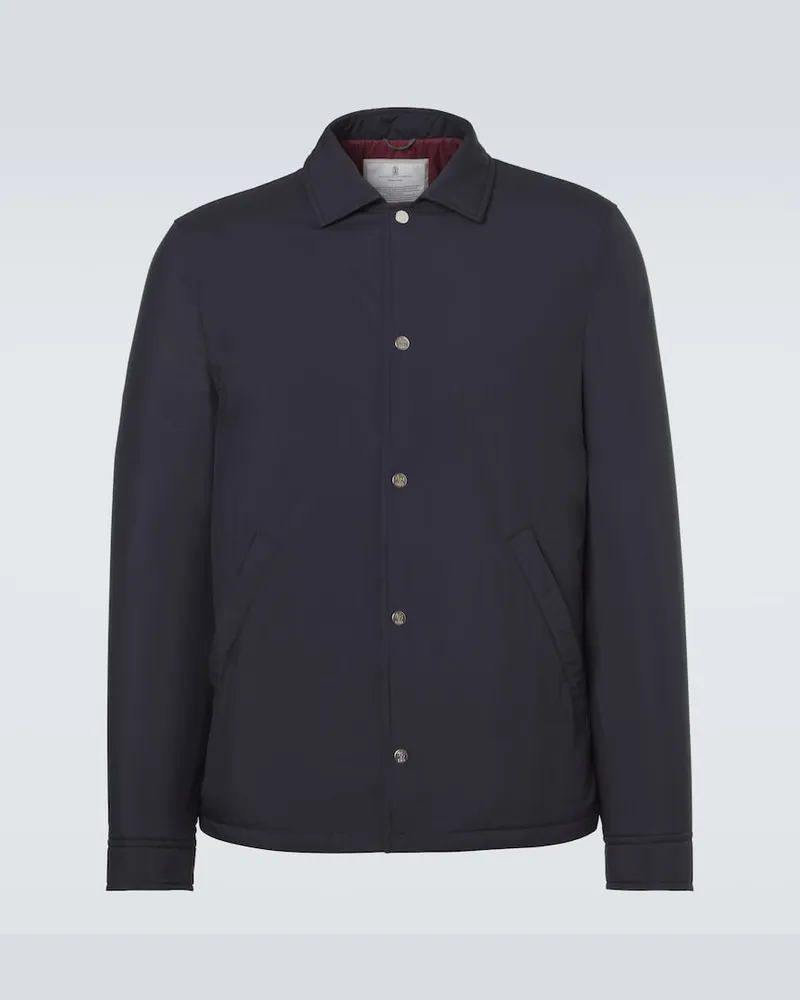 Brunello Cucinelli Giacca tecnica Blu