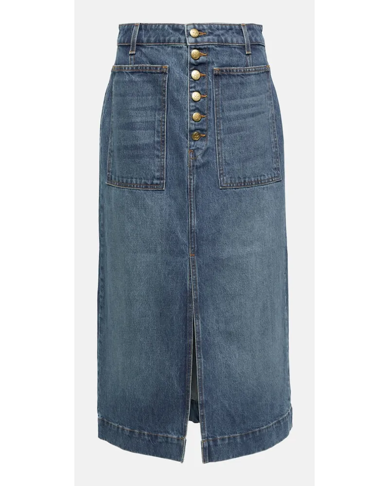 Ulla Johnson Gonna di jeans Bea Blu