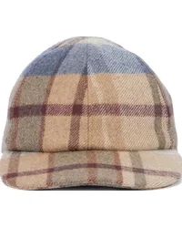 Gabriela Hearst Cappello da baseball in cashmere a quadri Multicolore