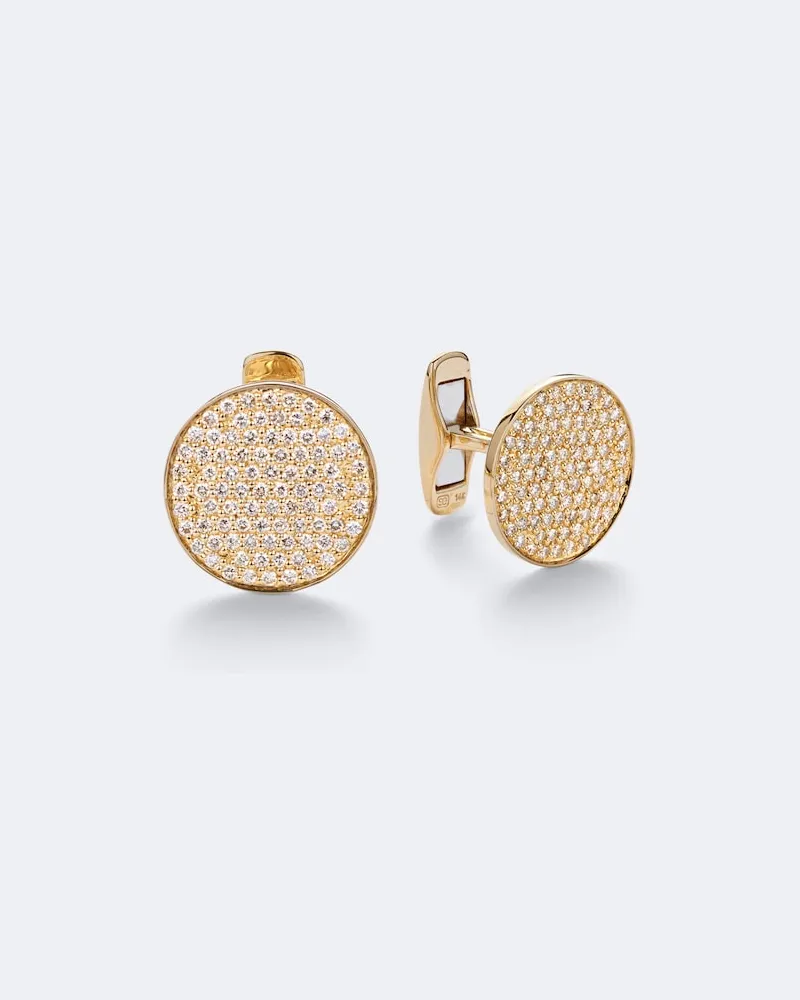 Sydney Evan Gemelli Disc in oro 14kt con diamanti Oro