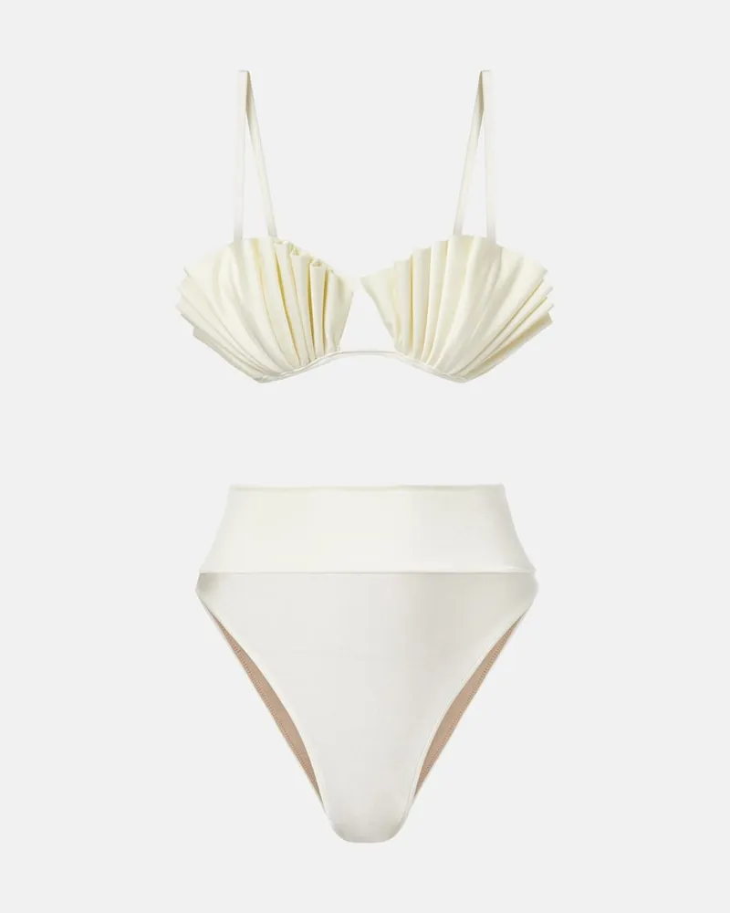Adriana Degreas Bikini Seashell Bianco