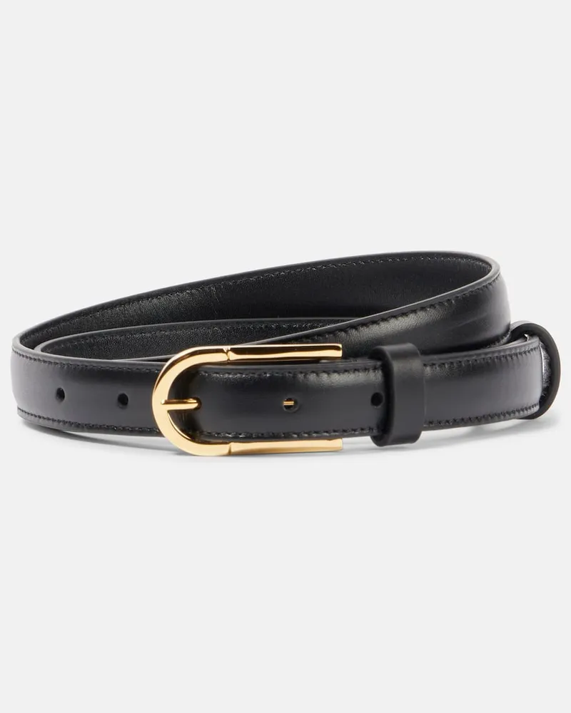 The Row Cintura in pelle Nero