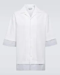 J.W.Anderson Camicia bowling in cotone Bianco