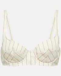 Jean Paul Gaultier Top a righe Bianco