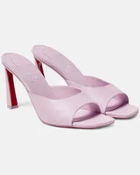 Christian Louboutin Sandali Condora in pelle Viola