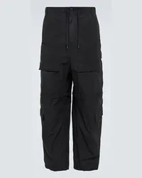 Balenciaga Pantaloni cargo in misto cotone Nero