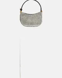 Magda Butrym Clutch Vesna Micro in pelle Metallizzato