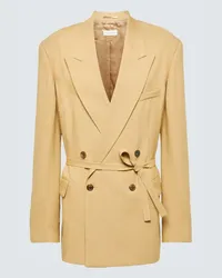 Dries van Noten Blazer Bishop Bis Marrone