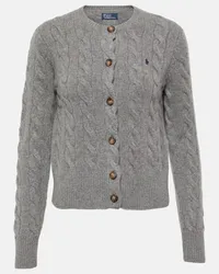 Ralph Lauren Cardigan in cashmere e lana Grigio